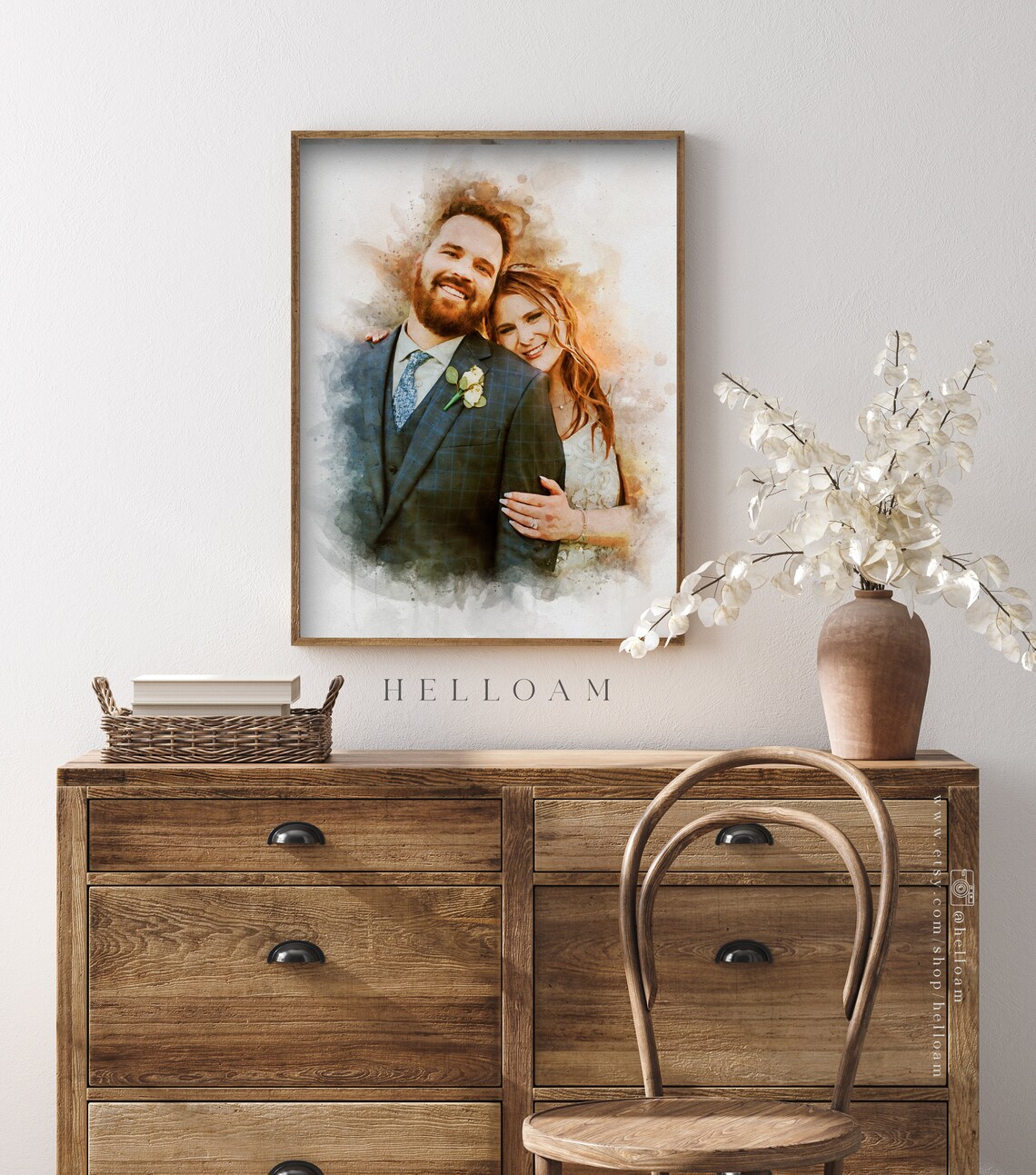 Personalized Portrait Painting From Photo, Gift Print - Image 4