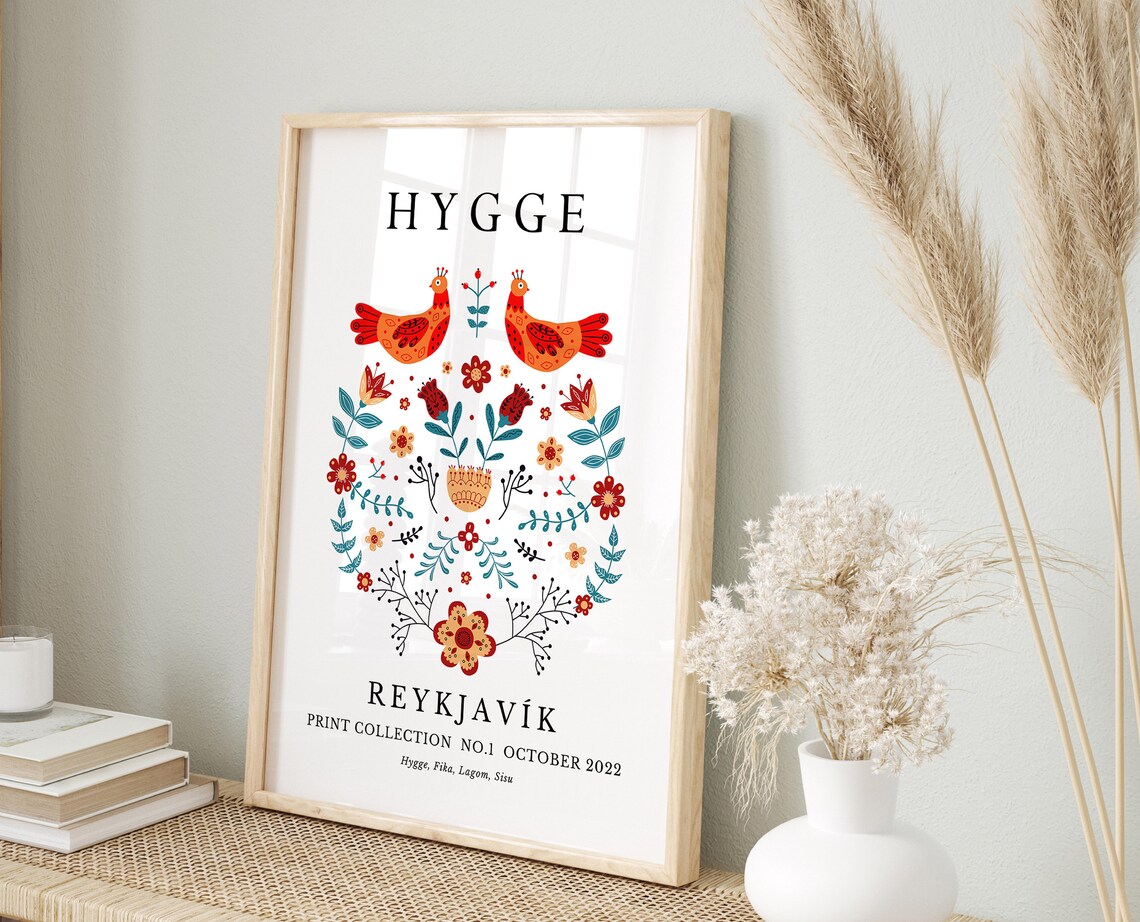 Hygge Definition Scandinavian Decor Art Print