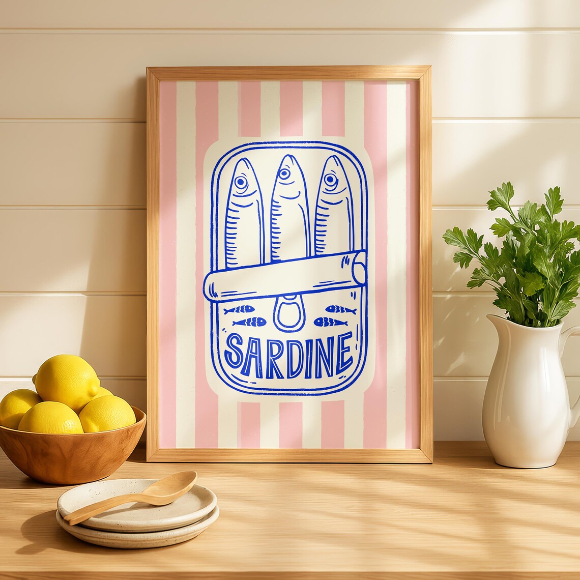 Sardines, Minimalist Modern Kitchen Decor
