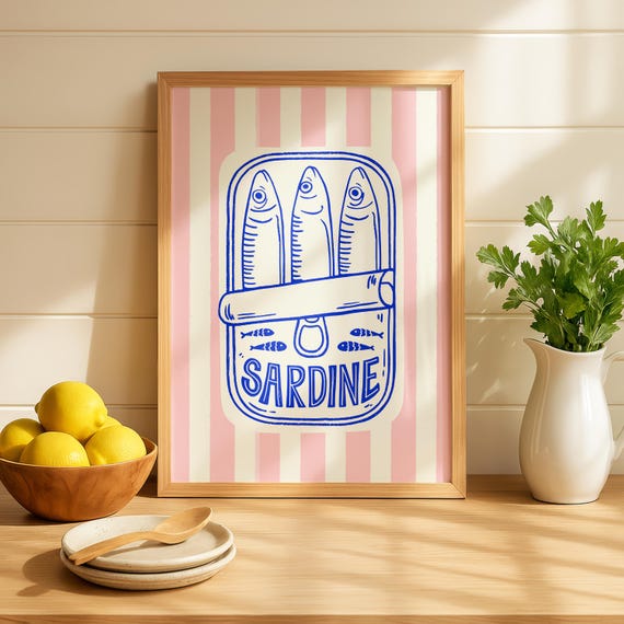 Sardines, Minimalist Modern Kitchen Decor