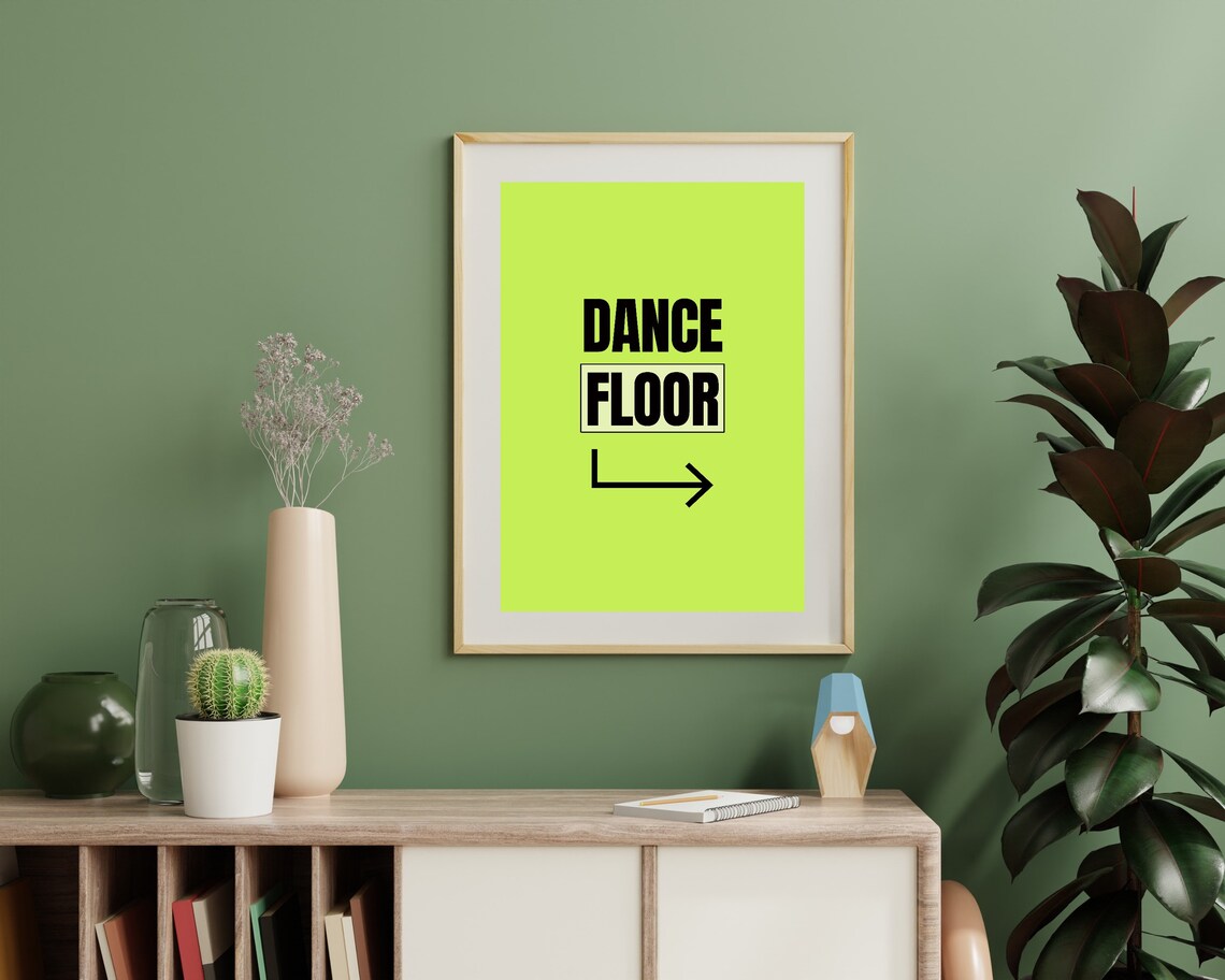 Dance Floor Print Quote Print Boho Decor Boho Quotes Boho Wall Art Gallery Wall Typography Quote Wall Art - Image 2
