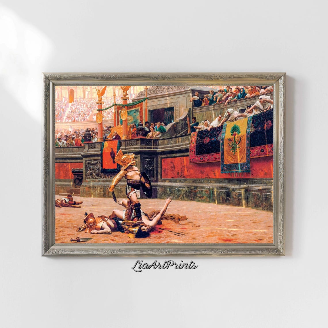 Jean Leon Gerome Pollice Verso Gladiator Arena Crowd History Poster - Image 4