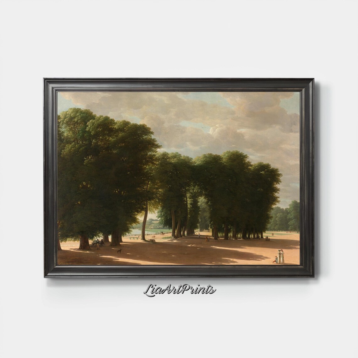 Forest Path, Tranquil Woodland Nature Art Print - Image 3
