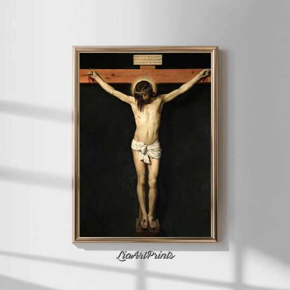 Christ Crucified Diego Velazquez Dramatic Baroque Crucifixion Poster