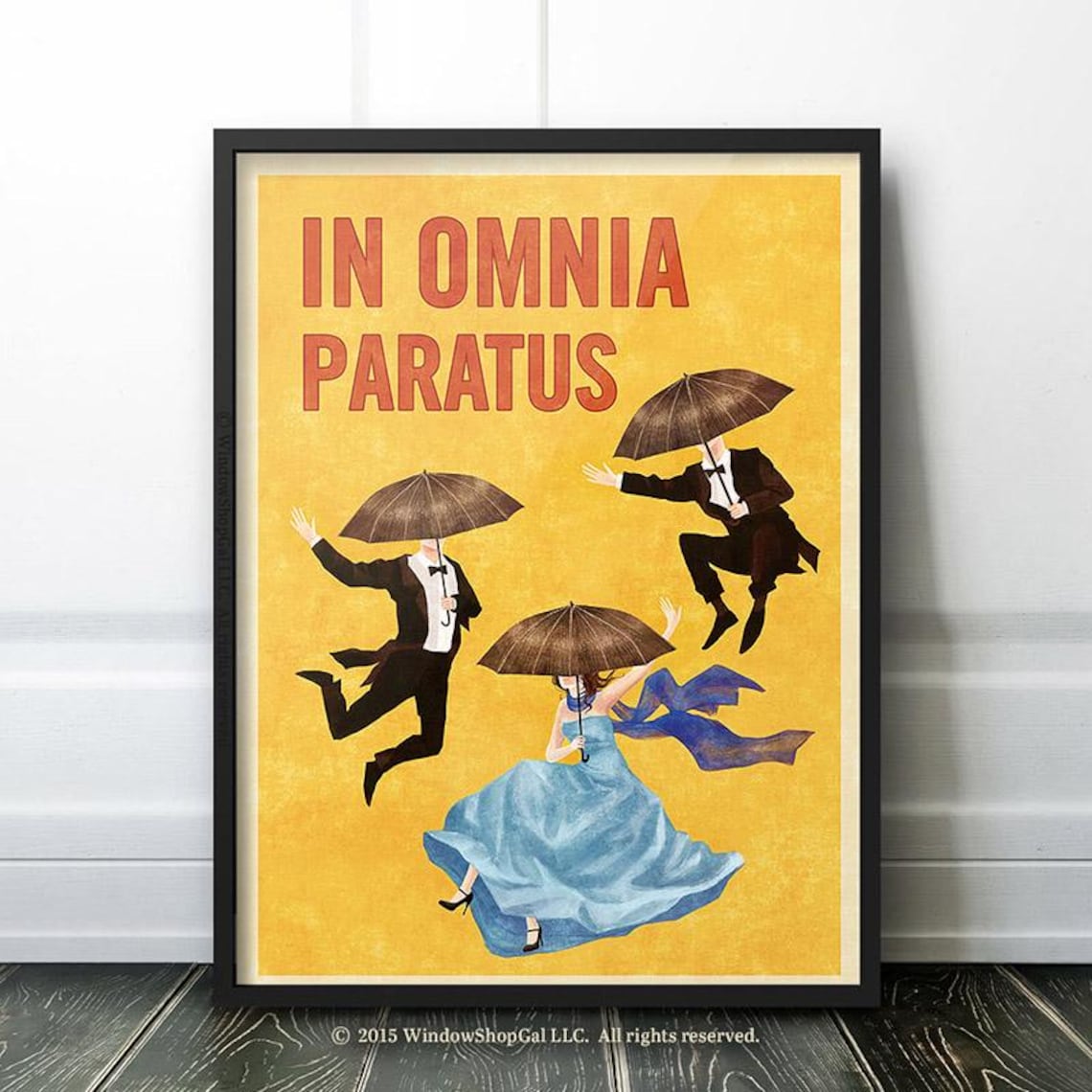 In Omnia Paratus Poster, Vintage Art Deco Style - Image 2