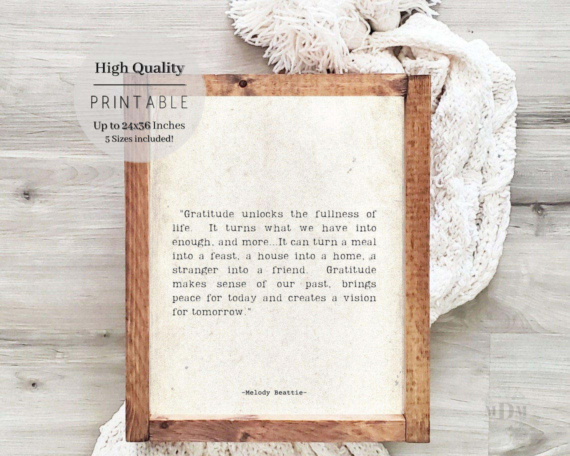 Melody Beattie Custom Quote Art Print - Image 5
