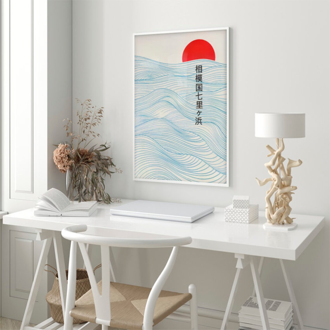 Hokusai Japanese Waves Museum Quality Art Print - Image 2