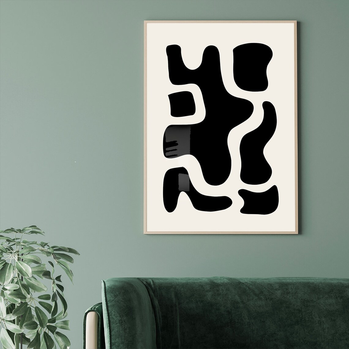 Minimalist Abstract Lines Poster Art Print - Image 3