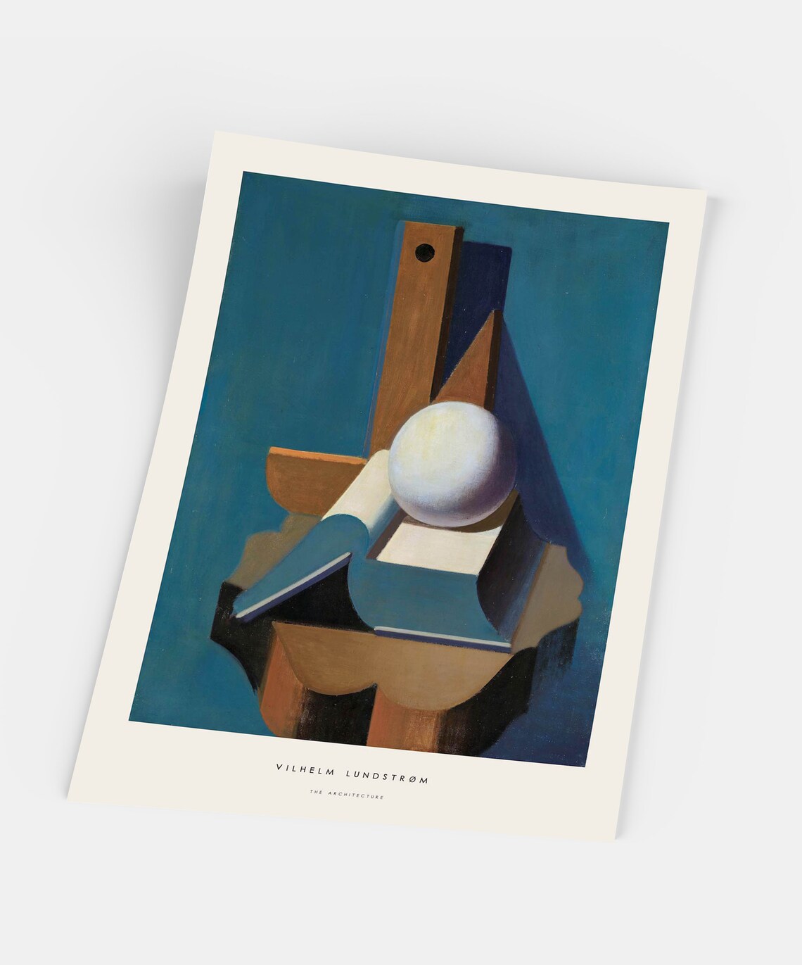 Vilhelm Lundstrøm The Architecture Cubist Still Life Art Poster - Image 4