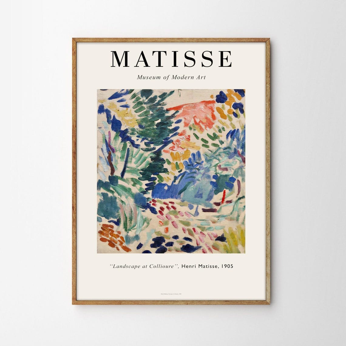 Matisse Landscape at Collioure 1905 Fauvist Museum Exhibition Poster - Image 4
