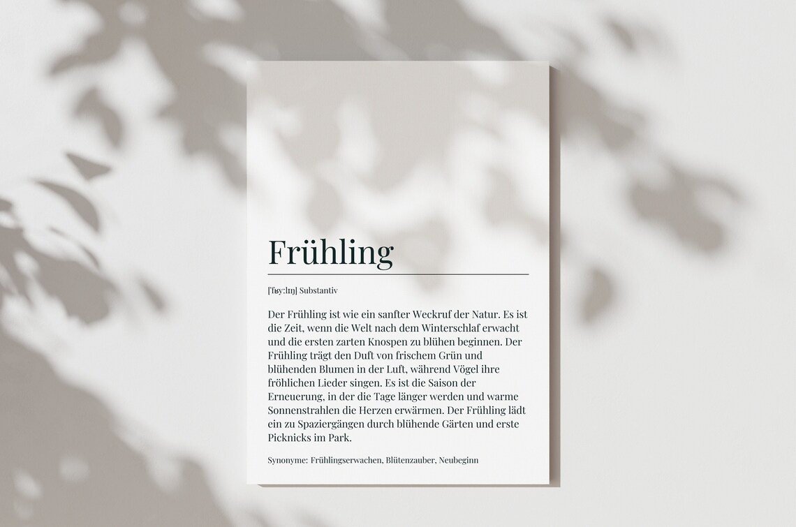 Postcards Seasons Definition, 4 Season Illustration Print - Image 2