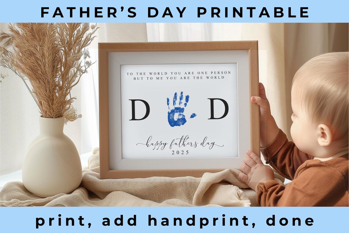 Father's Day Handprint - DIY Craft Art - Image 5