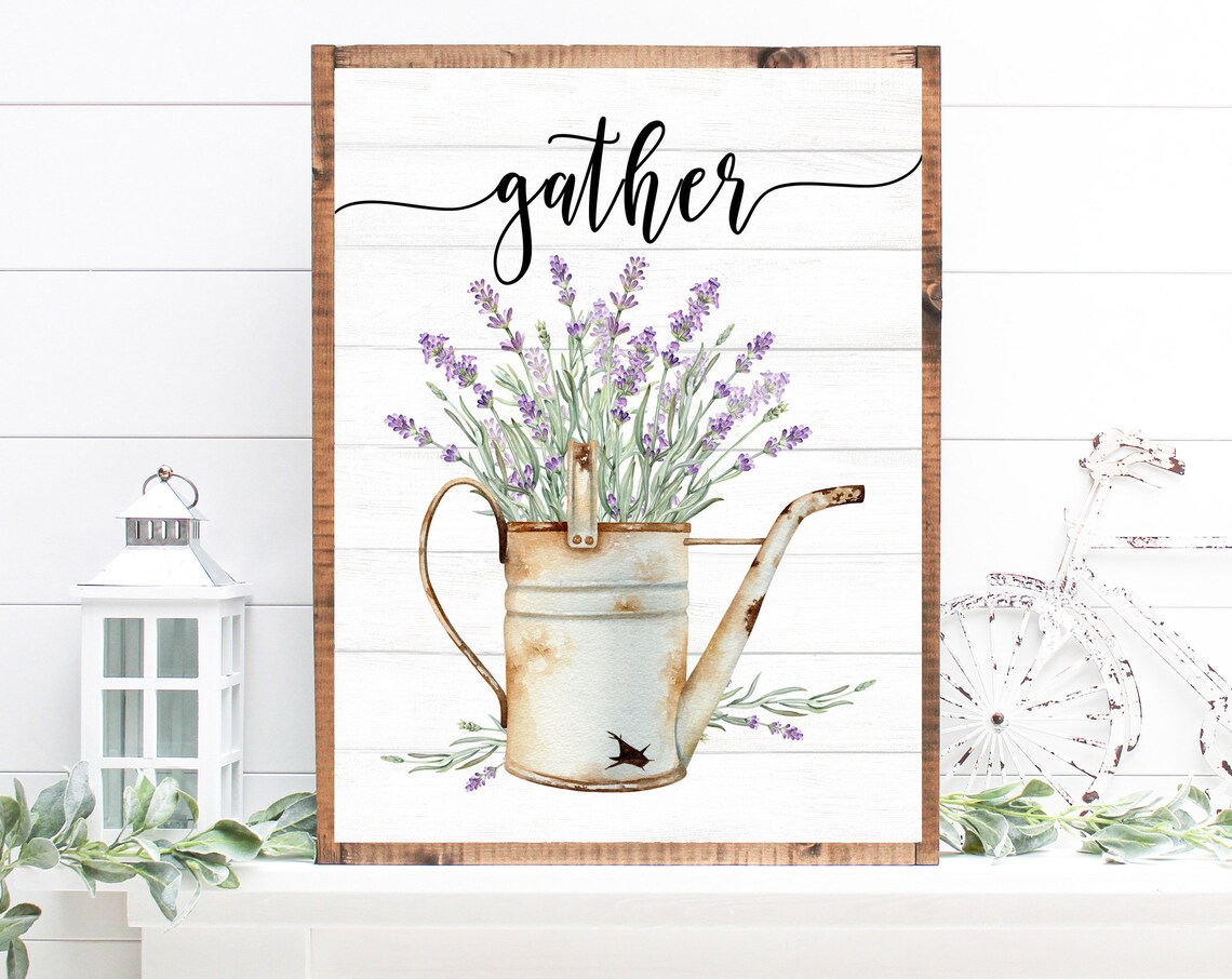 Downloadgather With Watering Can And Lavender