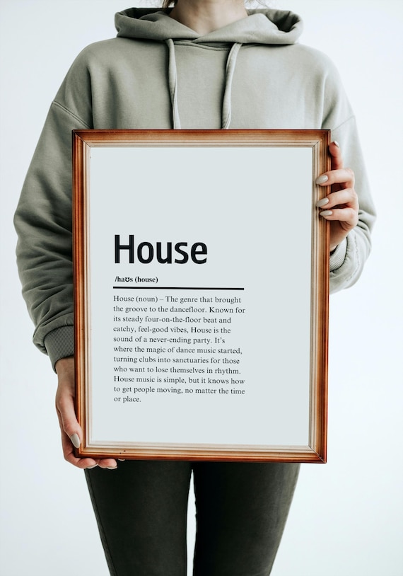 House Music Definition, Sarcastic Gift for DJs