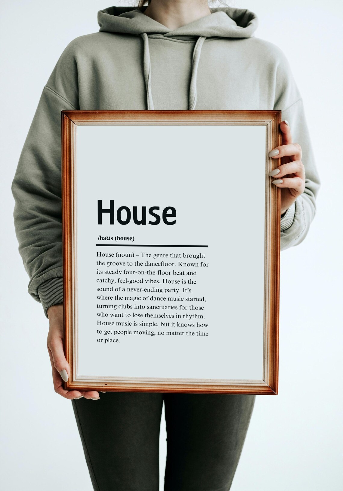 House Music Definition, Sarcastic Gift for DJs