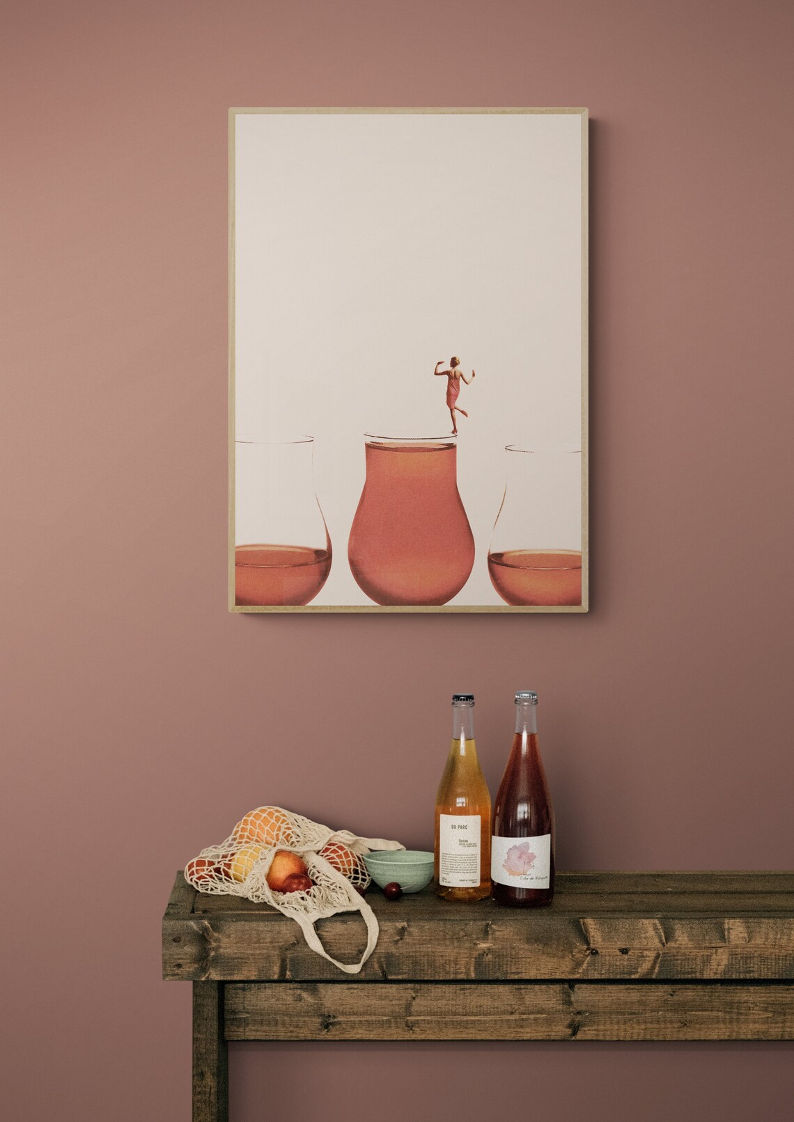 I Prefer The Full One Cocktail Art Print - Image 2