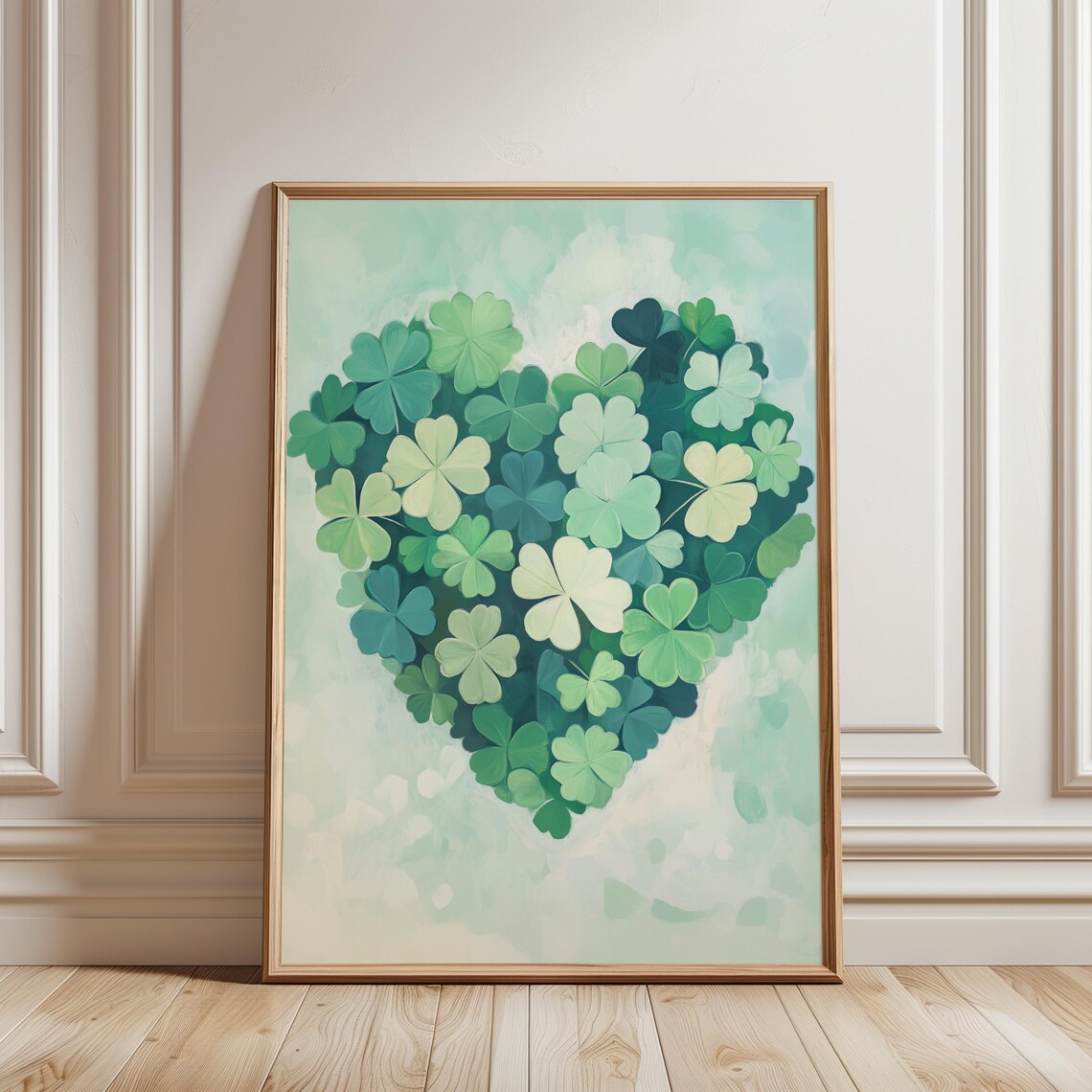 St. Patrick's Day Shamrock Lucky Clover Wall Art Bundle - Image 3