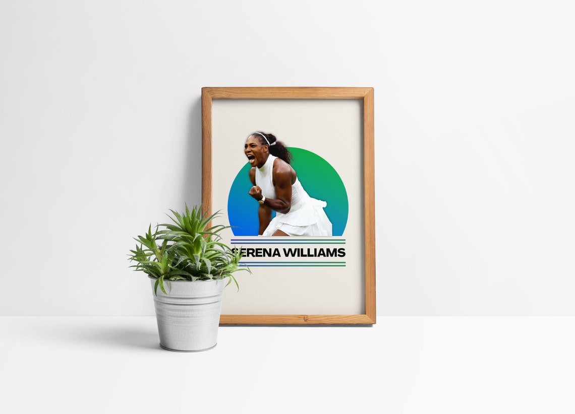 Serena Williams Poster Us Open Poster Serena Williams Serena Williams Art Serena Poster Serena Serena Tennis - Image 2