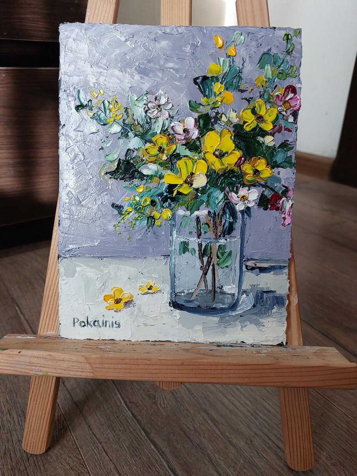 Floral Still Life Art Print, Modern Botanical Bouquet - Image 5