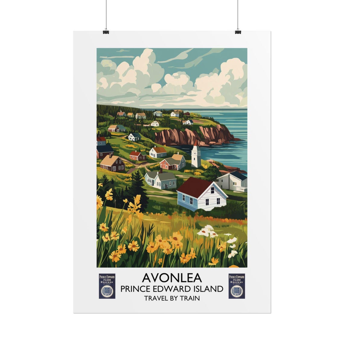 Avonlea Literary Vintage Travel Poster Anne Of Green Gables Childrens Classic Fiction Literary Gift L M Montgomery Book Poster - Image 3