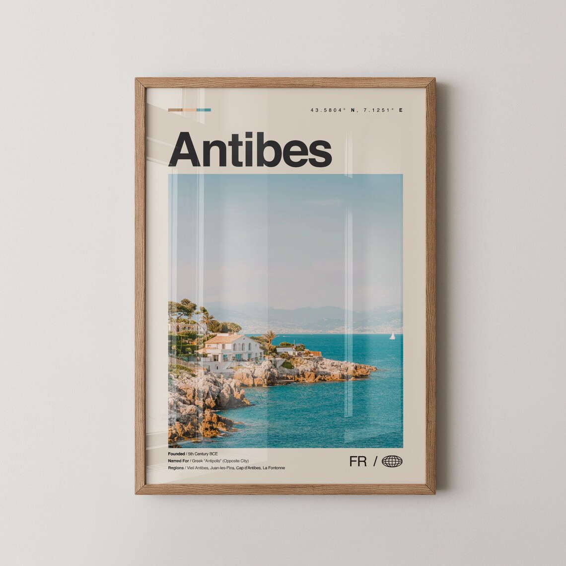Antibes Photo Decor France Travel Poster