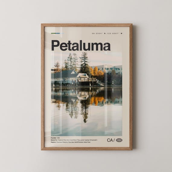 Petaluma Print Wall Art Poster Photo River Adobe State Historic Park
