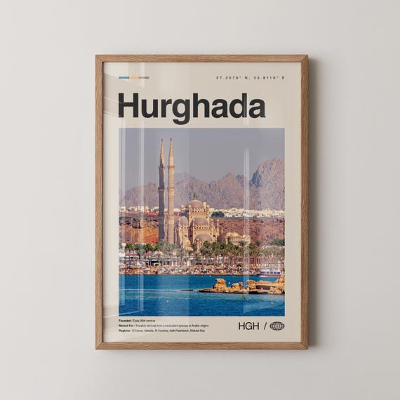 Hurghada Print Wall Art Poster Photo Dcor Egypt