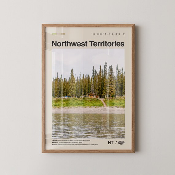 Northwest Territories Canadian Arctic Lake Cabin Photography Poster