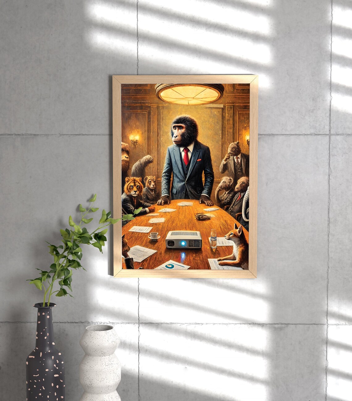 Monkey Business Animal Life Poster - Image 3