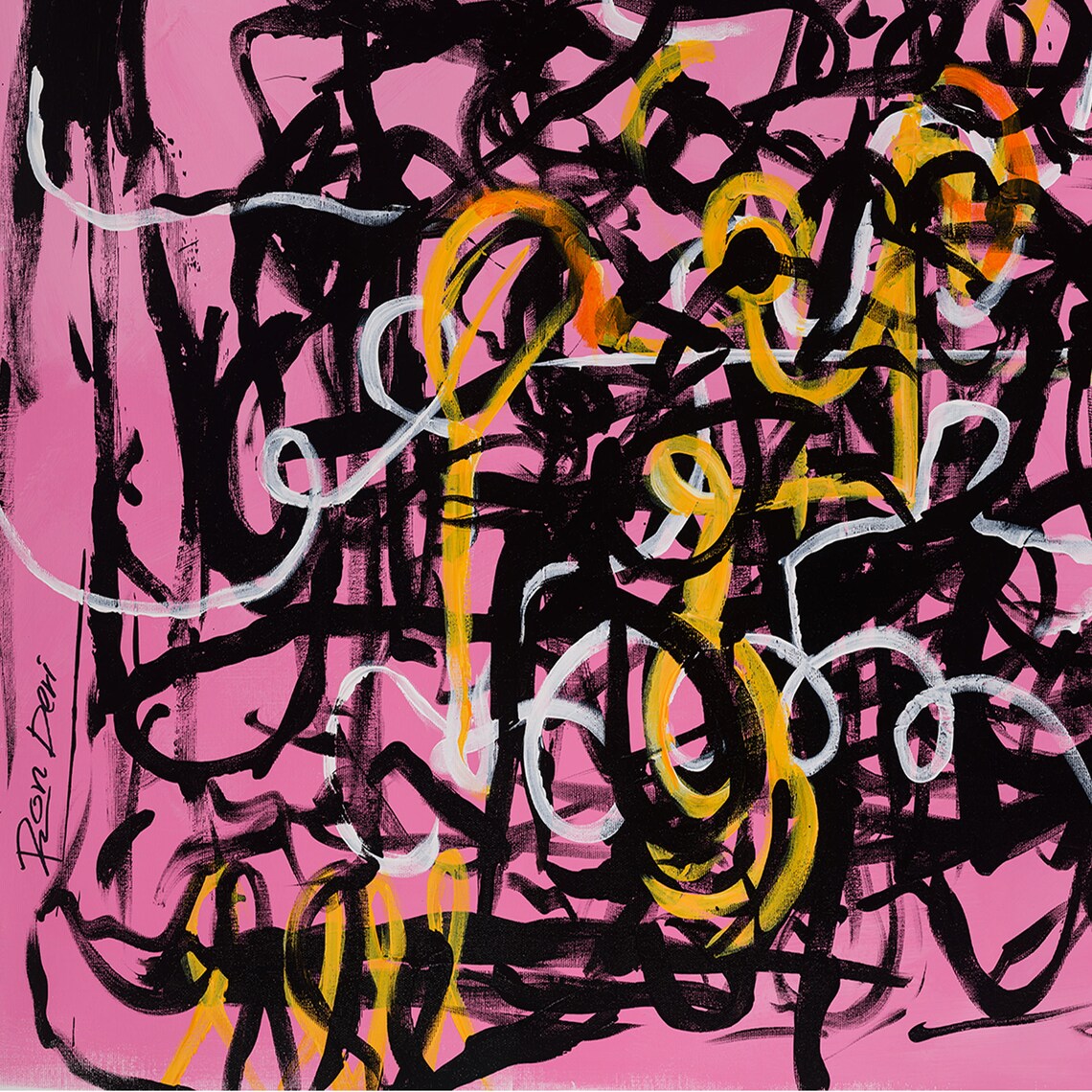 Abstract Chaos II by Ron Deri, Modern Art Print - Image 4