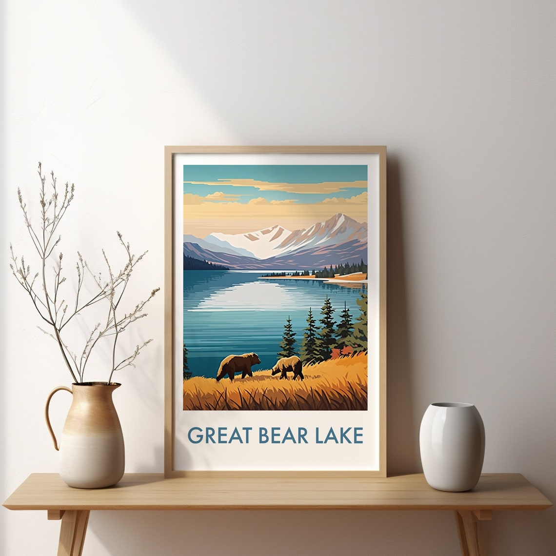 Great Bear Lake Poster Poster Print Art Wall Art Instant Home Decor Gift For Her Gift For Him