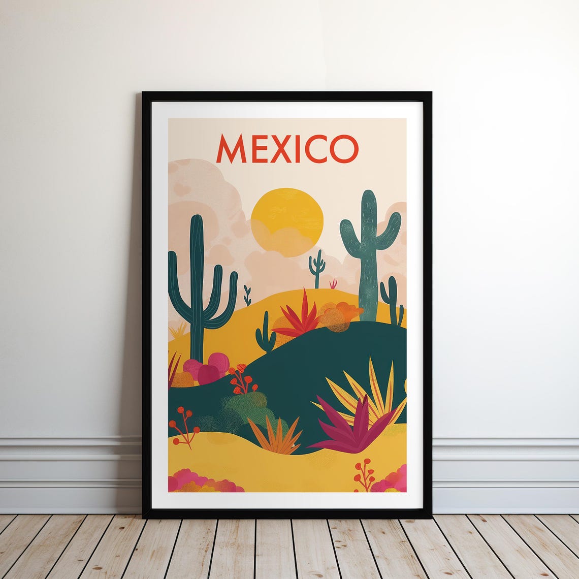 Mexico Poster Travel Art Art Wall Art Instant Home Decor Holiday Gift Gift For Her Gift For Him