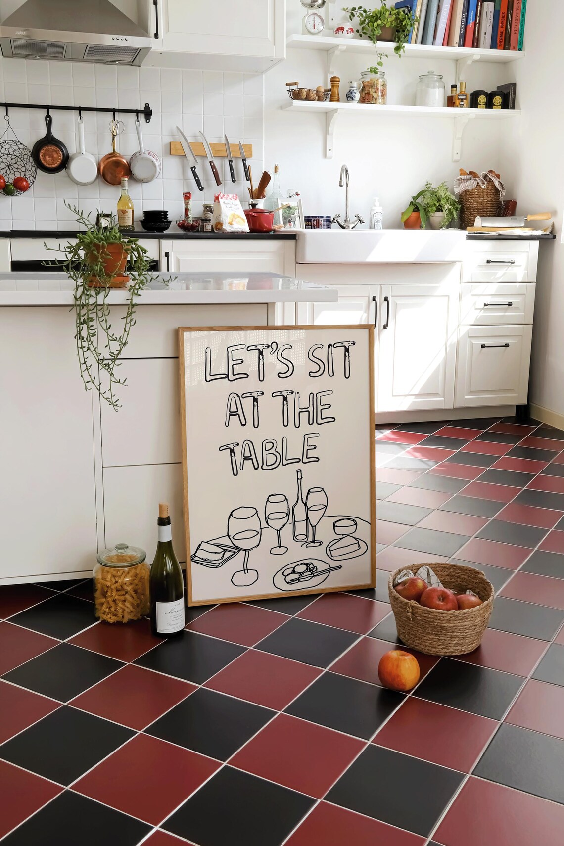 Kitchen Wall Art Food Typography, Dining Room Print - Image 3