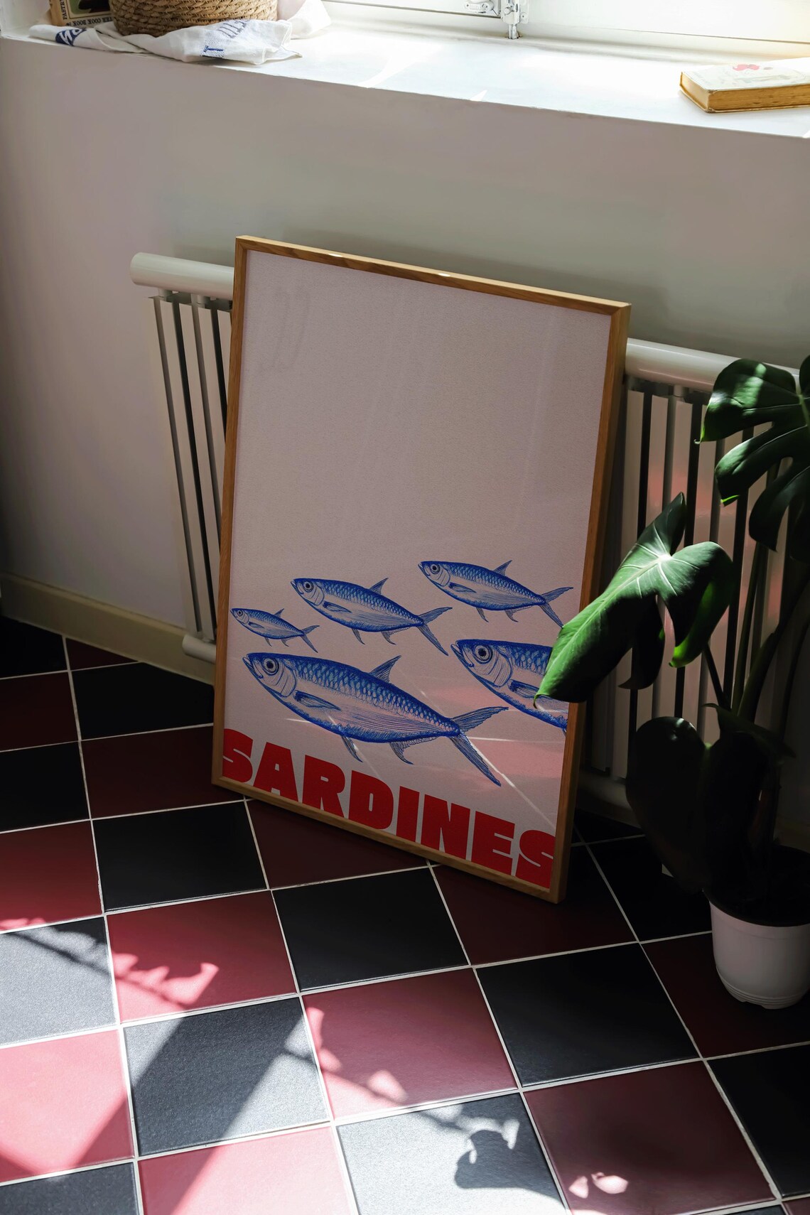 Sardines Print, Vintage Retro Kitchen Art - Image 4