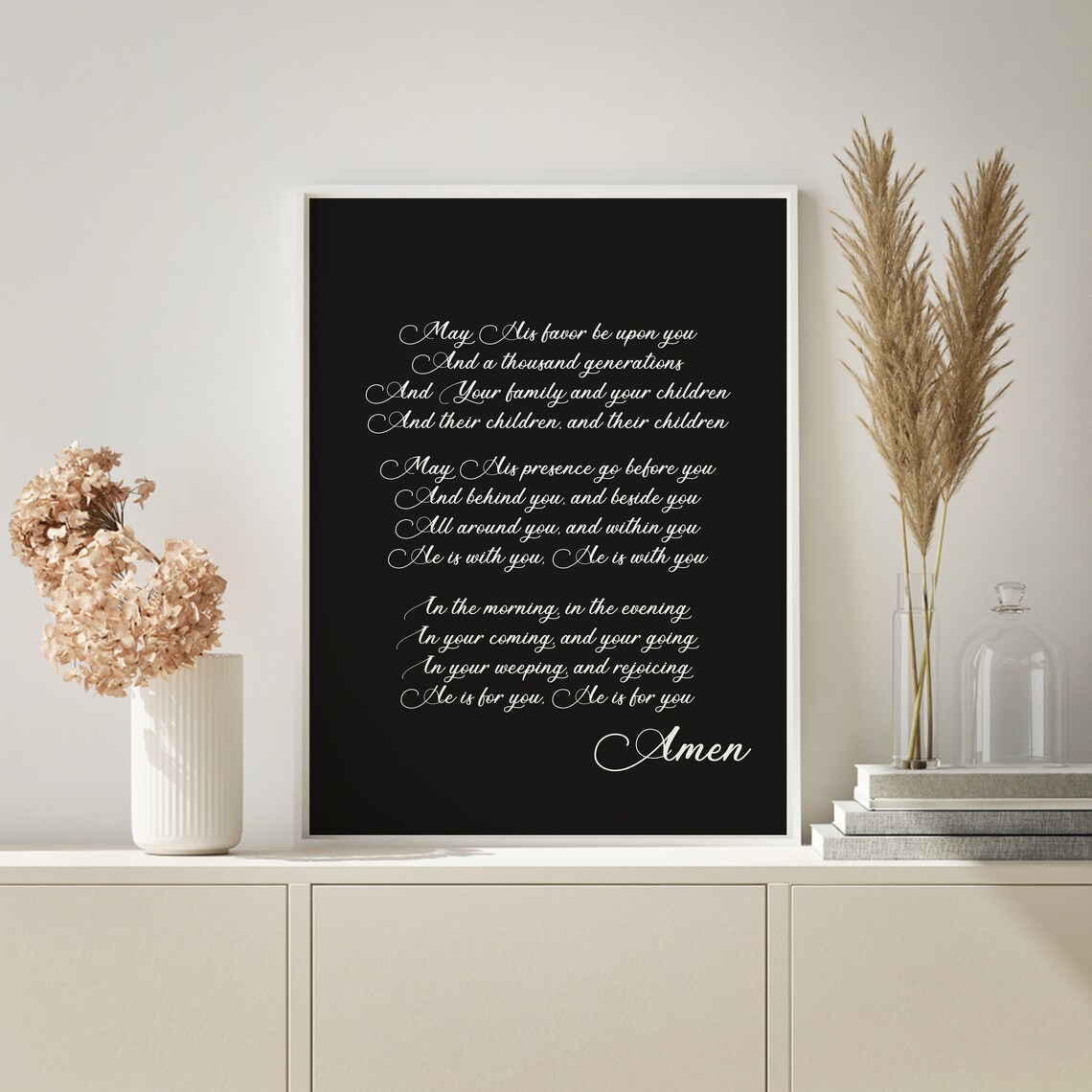 The Blessing Song Lyrics Kari Jobe May His Favor Be Upon You Faith Poster - Image 5