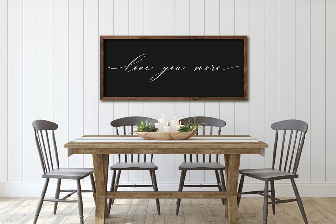 I Love You More Master Bedroom Sign Wall Art Print - Image 2