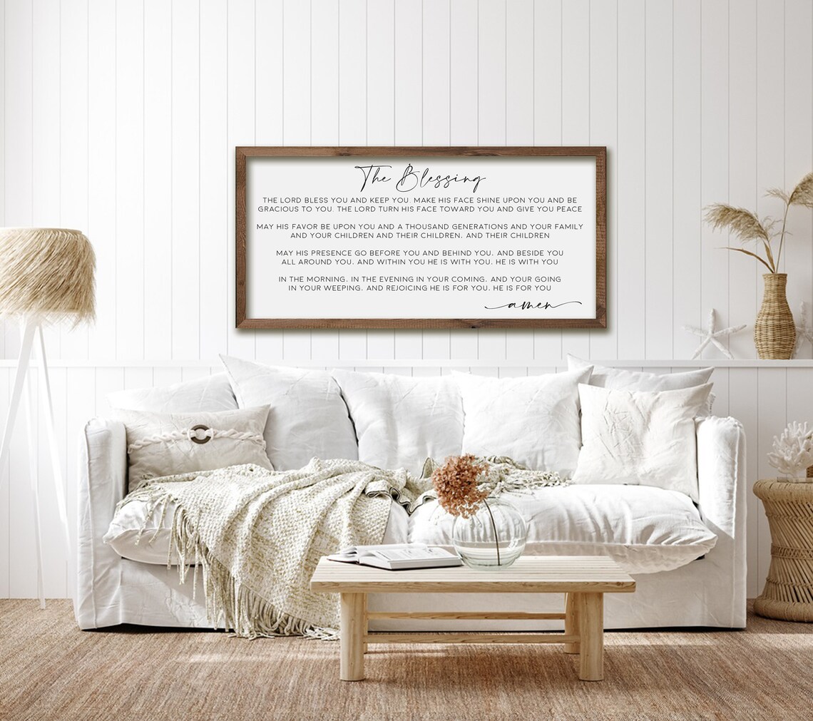 Kari Jobe Blessing Song Scripture, Christian Wall Art Print - Image 3