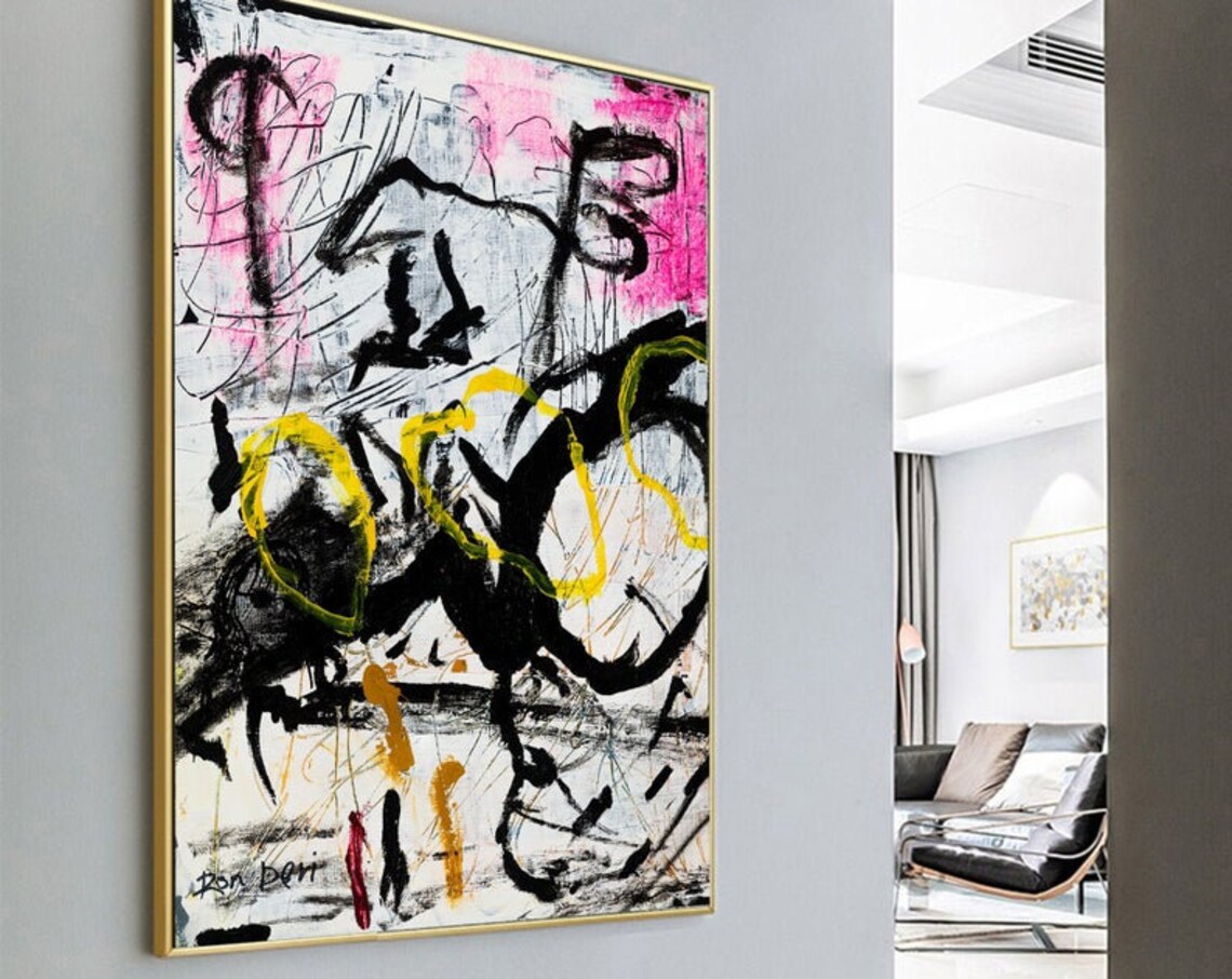 Abstract Painting, Modern Contemporary Art Print - Image 4