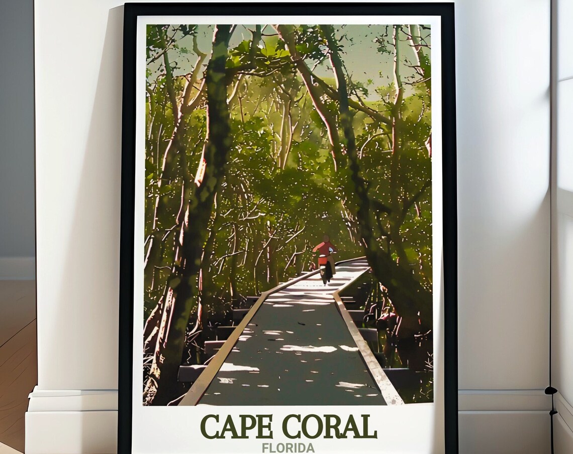 Four Mile Cove Ecological Preserve Forest Walk Cape Coral Poster