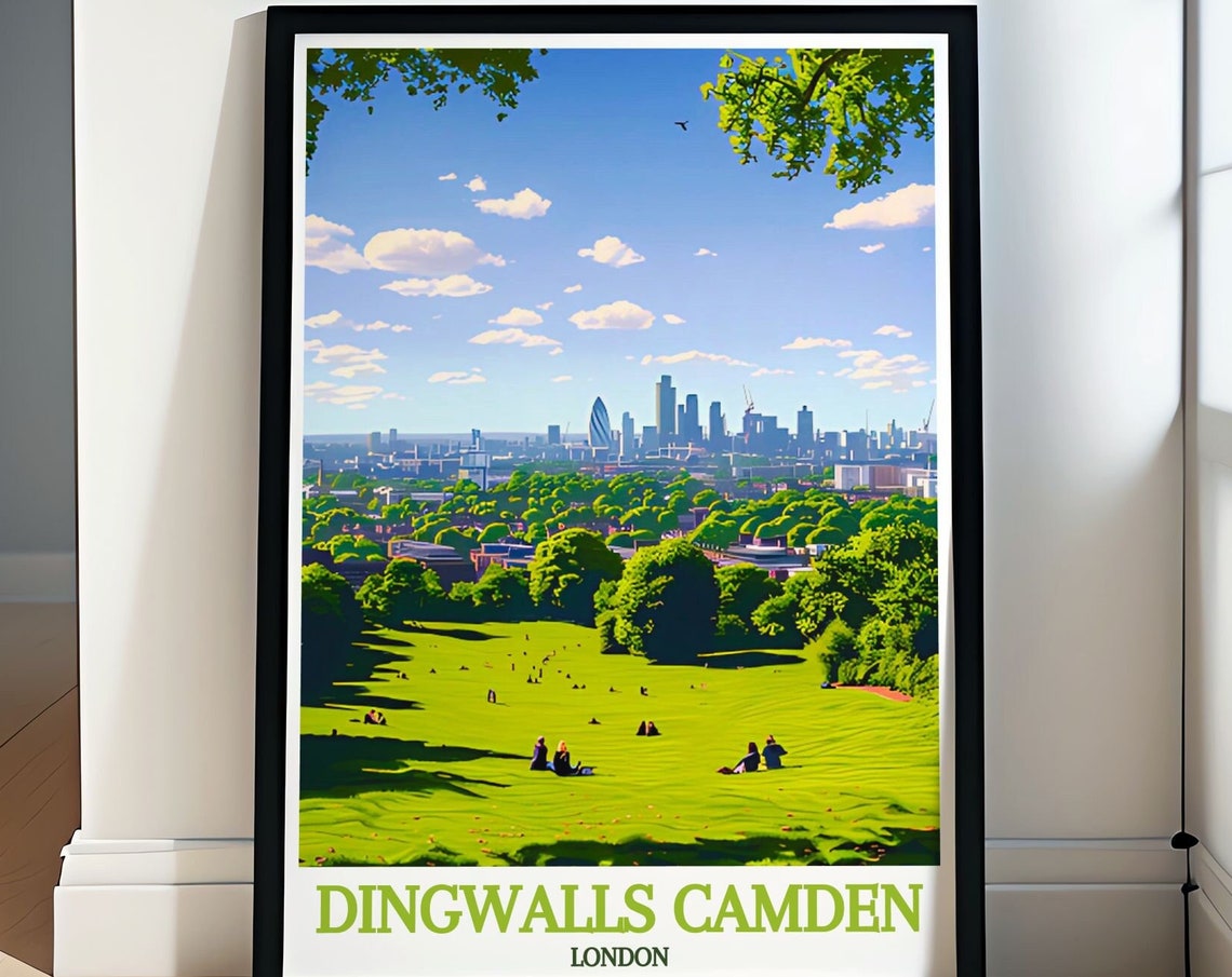 Dingwalls Camden Primrose Hill Park View London Skyline Poster