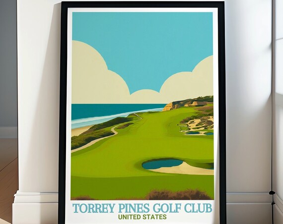 Torrey Pines Golf Club Art Torrey Pines Golf Club Posters And Prints Torrey Pines Golf Club Decor Torrey Pines Golf Club Gift