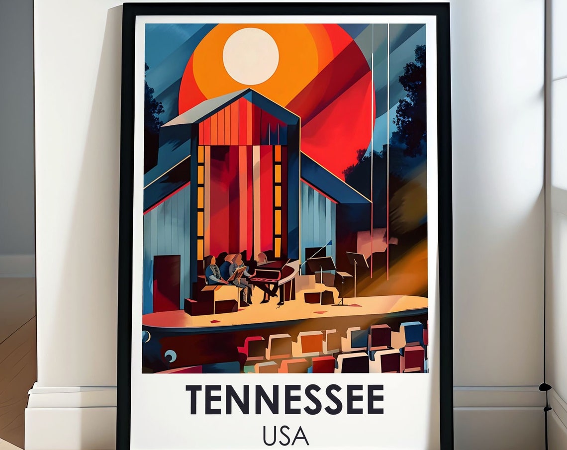 Tennessee Poster The Grand Ole Opry Poster The Grand Ole Opry Decor Smoky Mountains Art And The Grand Ole Opry Print