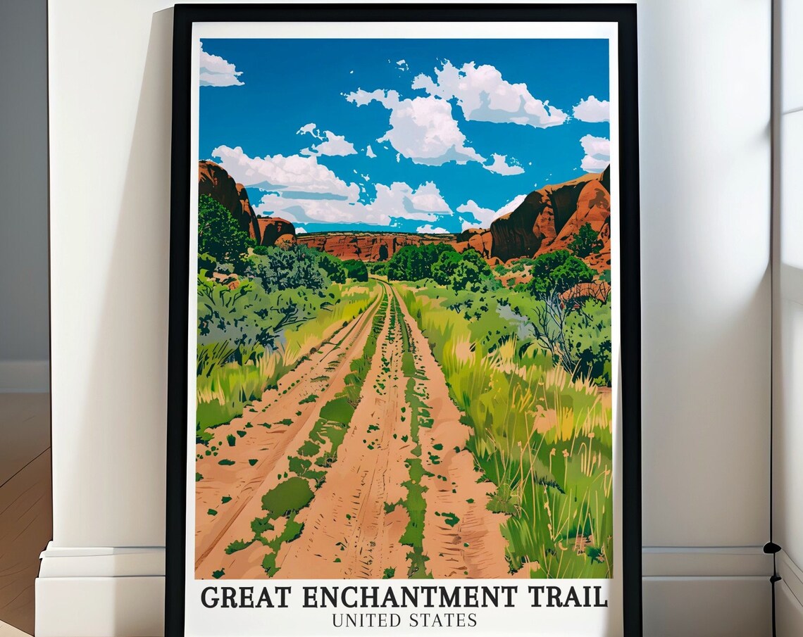 Great Enchantment Trail Walnut Canyon Desert Road Scenic Poster