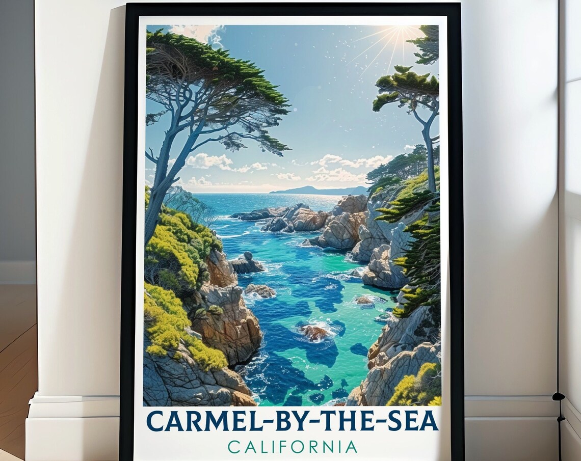 Point Lobos Cypress Cove Carmel by the Sea California Poster