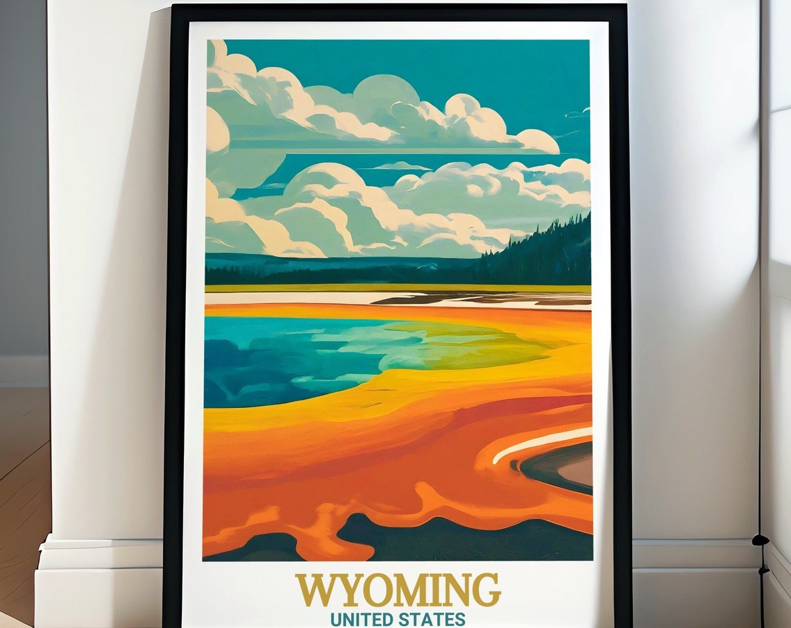 Wyoming Wall Art Yellowstone National Park Posters And Gifts Wyoming Posters And Artwork Yellowstone National Park Posters And Gifts