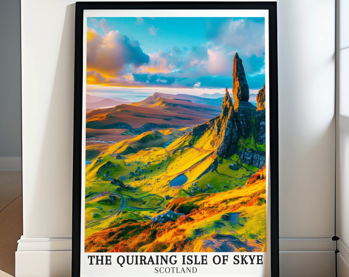 The Quiraing Isle Of Skye Travel Print The Needle The Quiraing Art The Quiraing Isle Of Skye Art The Quiraing Isle Of Skye Print