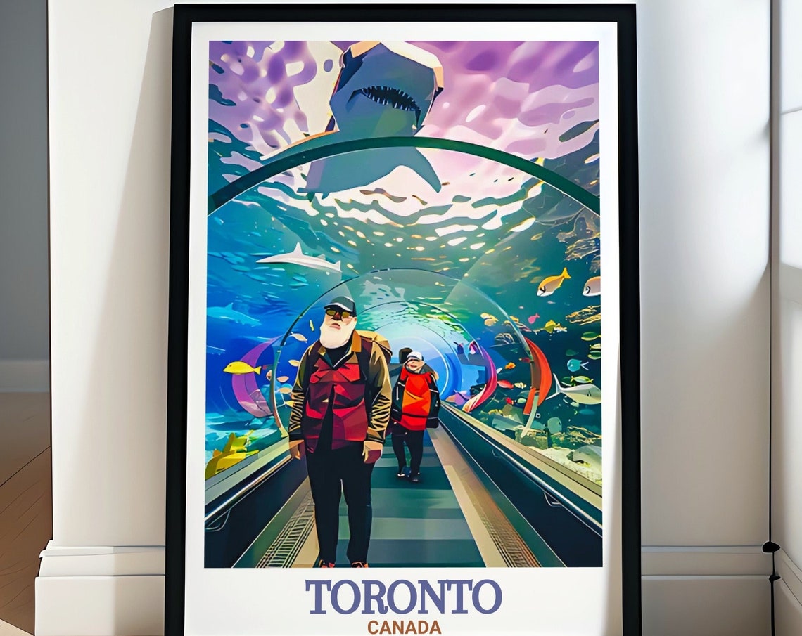 Toronto Wall Art Ripleys Aquarium Of Canada Print Ripleys Aquarium Of Canada Art Ripleys Aquarium Of Canada Travel Poster