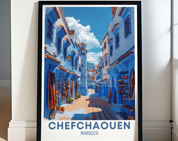Chefchaouen Morocco Print Blue Pearl Morocco Art Capturing The Ethereal Beauty Of Chefchaouen In Prints