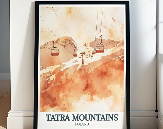 Tatra Mountains Art Kasprowy Wierch And Giewont Mountain Wall Prints Tatra Wall Art And Kasprowy Wierch Prints Giewont Mountain Decor