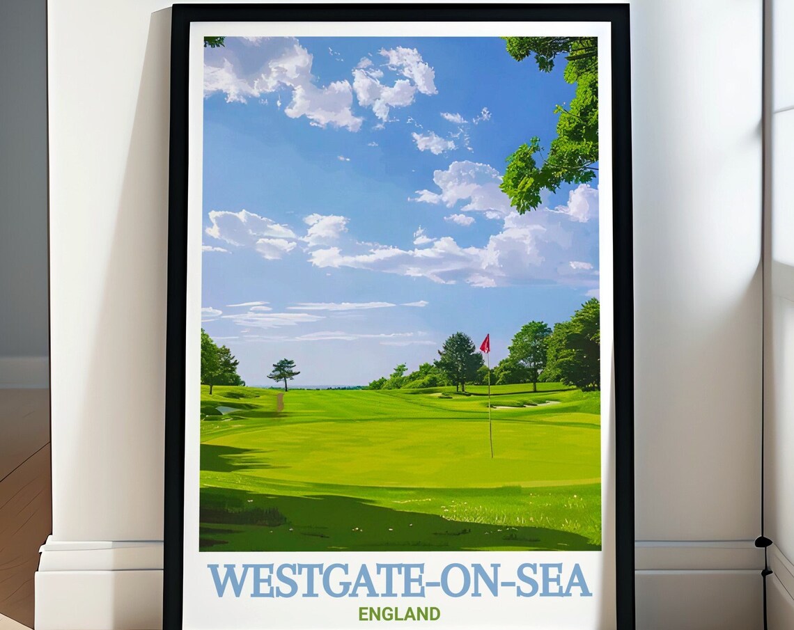 Westgateonsea Art Collection Westgate Golf Club Travel Art Kent Heritage Prints Westgate Cultural Decor
